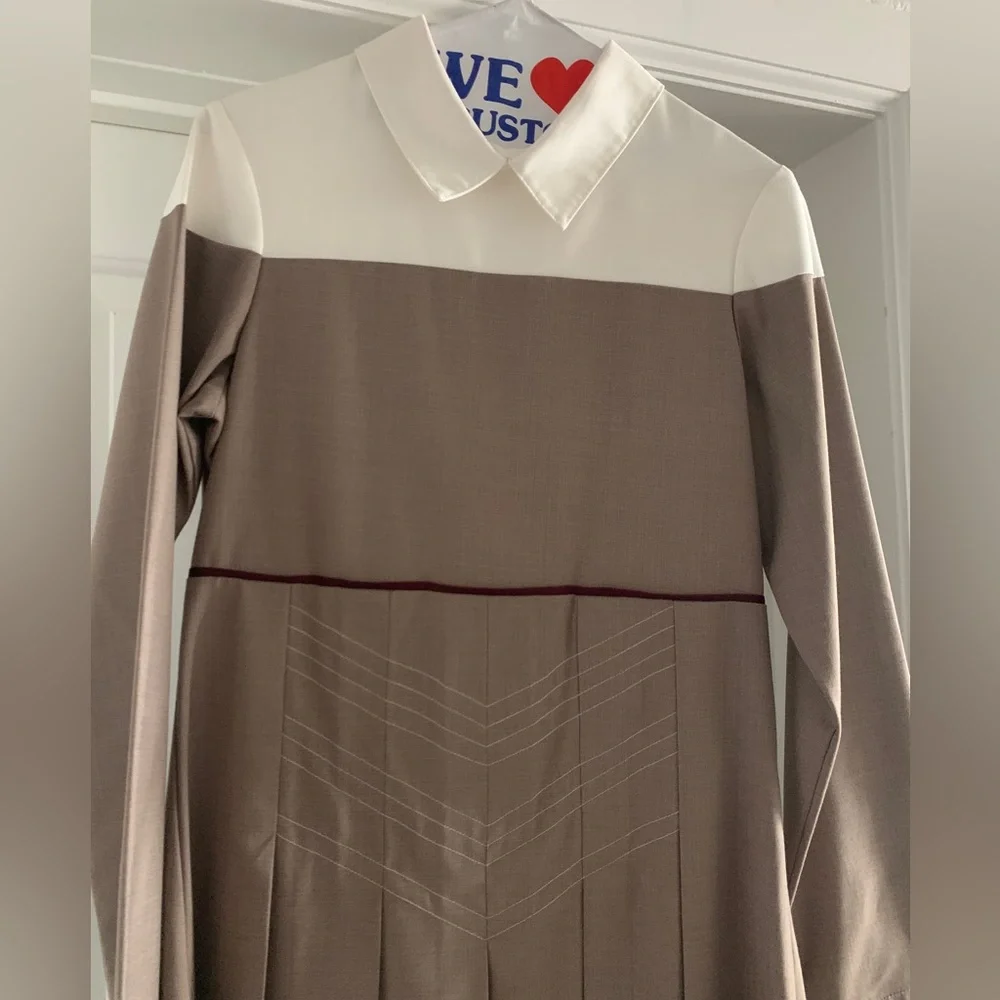 Fendi 2018 two tone pleated dress - Picture 3 of 7